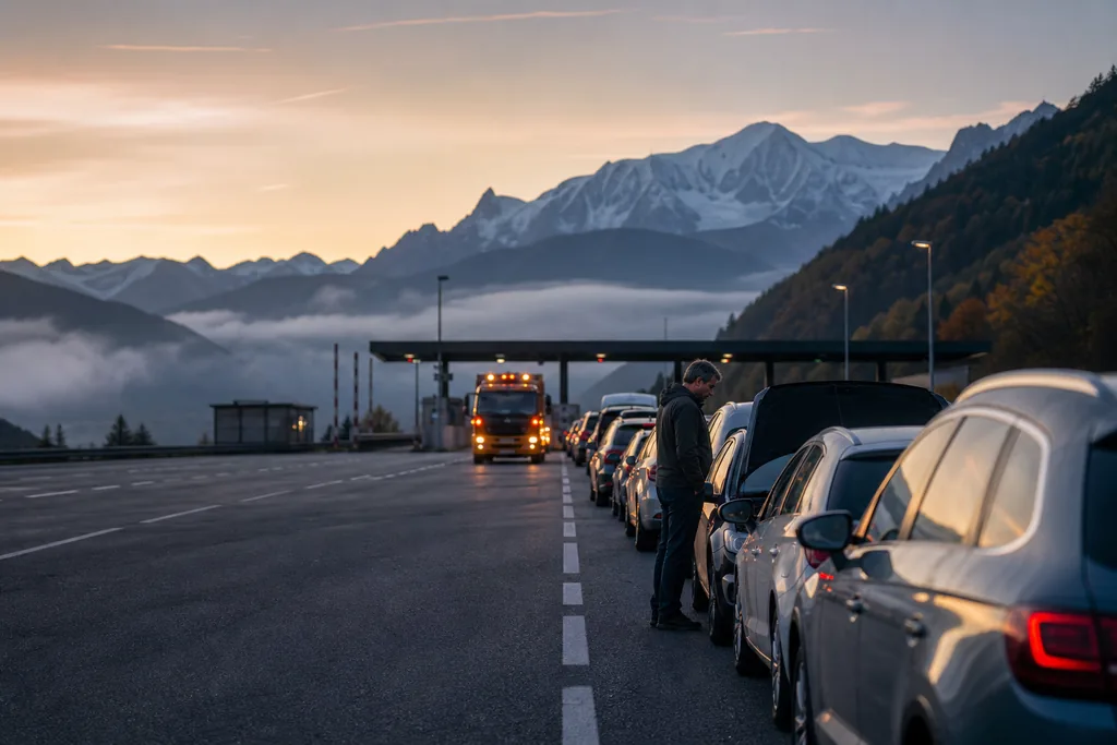 Dépannage automobile à Cranves-Sales - Haute-Savoie — Dépannage auto frontaliers Genève-Annemasse : intervention dépanneuse aux abords des douanes du Genevois